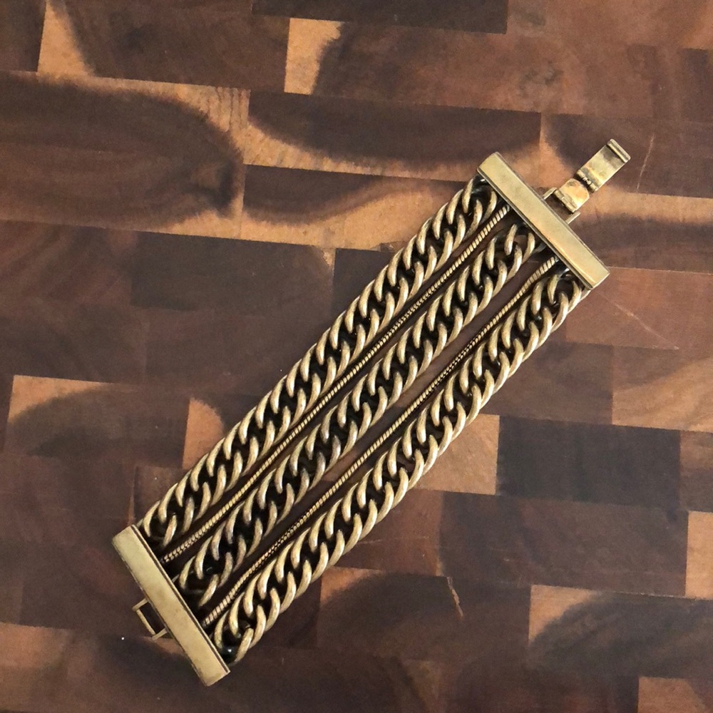 AT Weathered Gold Bracelet
